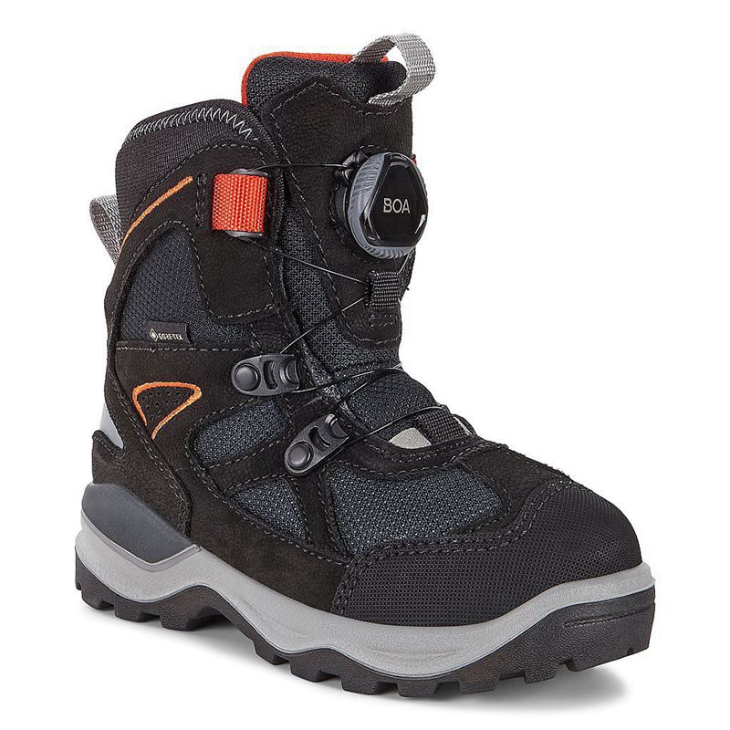 Botas De Nieve Ecco Snow Mountain Para Niños,Moradas,973640-YNX